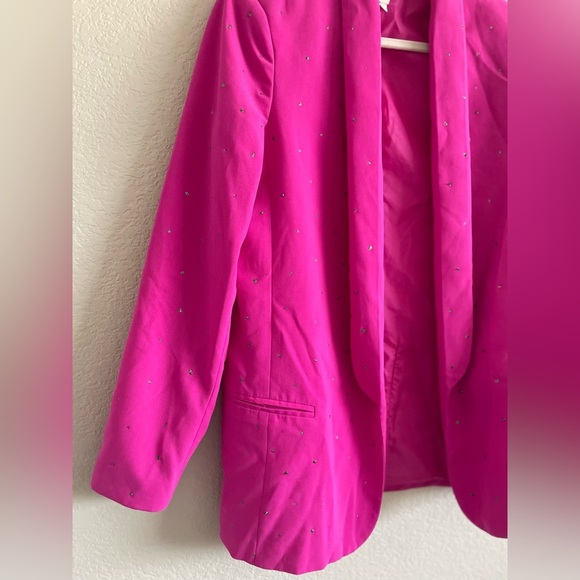 Mural metallic boyfriend-style blazer - Picture 2 of 5